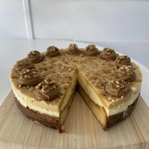 10inch Caramel Walnut Cheesecake Brownie