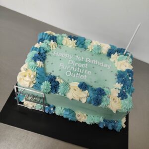 Slab Cake With Writing