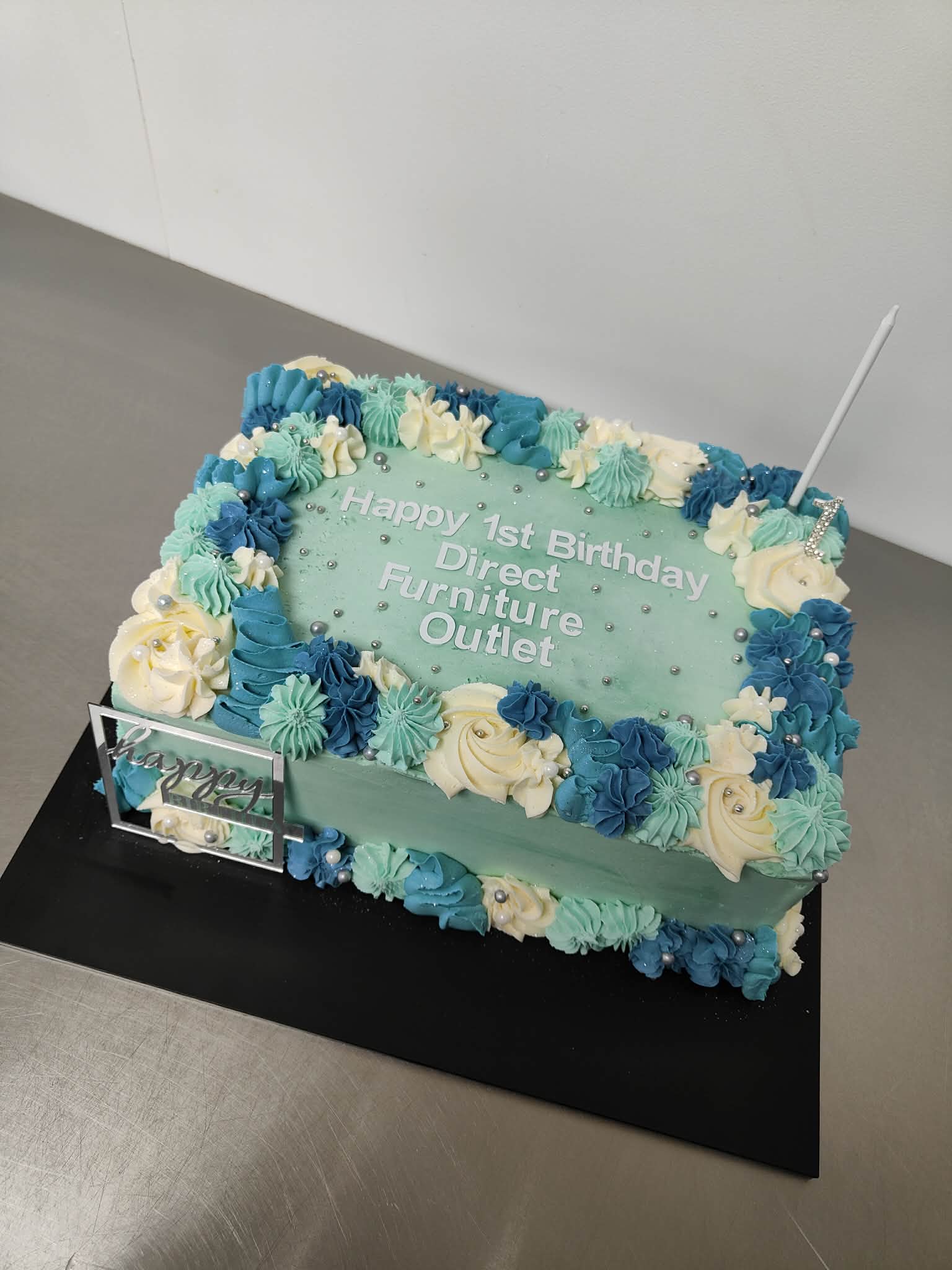 Slab Cake With Writing